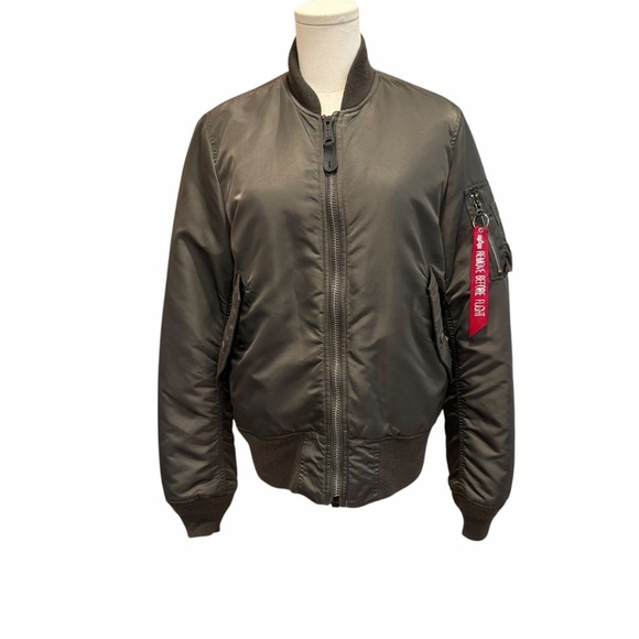 Alpha Industries | Reversible MA-1 Bomber Jacket | Women's Small - Picture 2 of 16